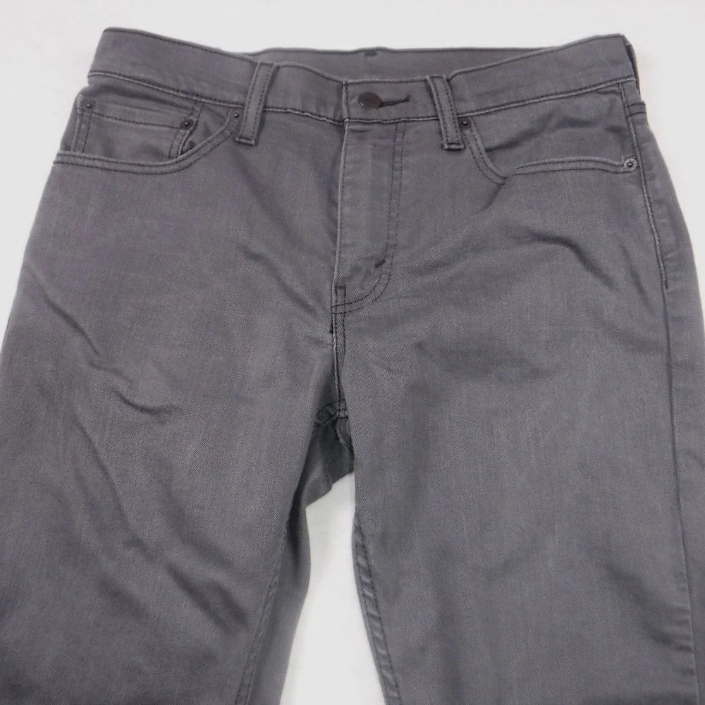 Levis 511 Slim Fit MEN'S 32X30 Stretch‎ Charcoal Grey Pants Jeans